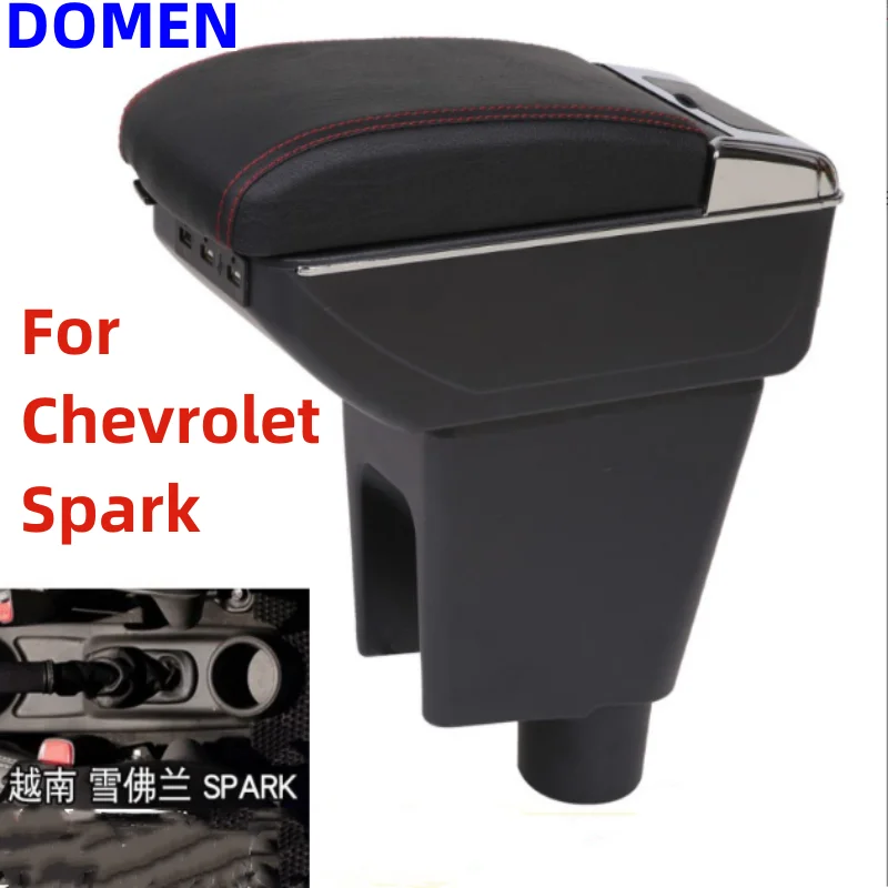 

For Chevrolet Spark III Armrest box 2011 2012 Aveo T200 Car armrest box car accessories interior storage box