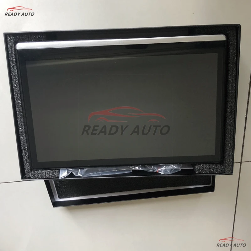14-Inch Headrest Monitor with Touch Screen USB Connection and Android Function Compatible with CarPlay
