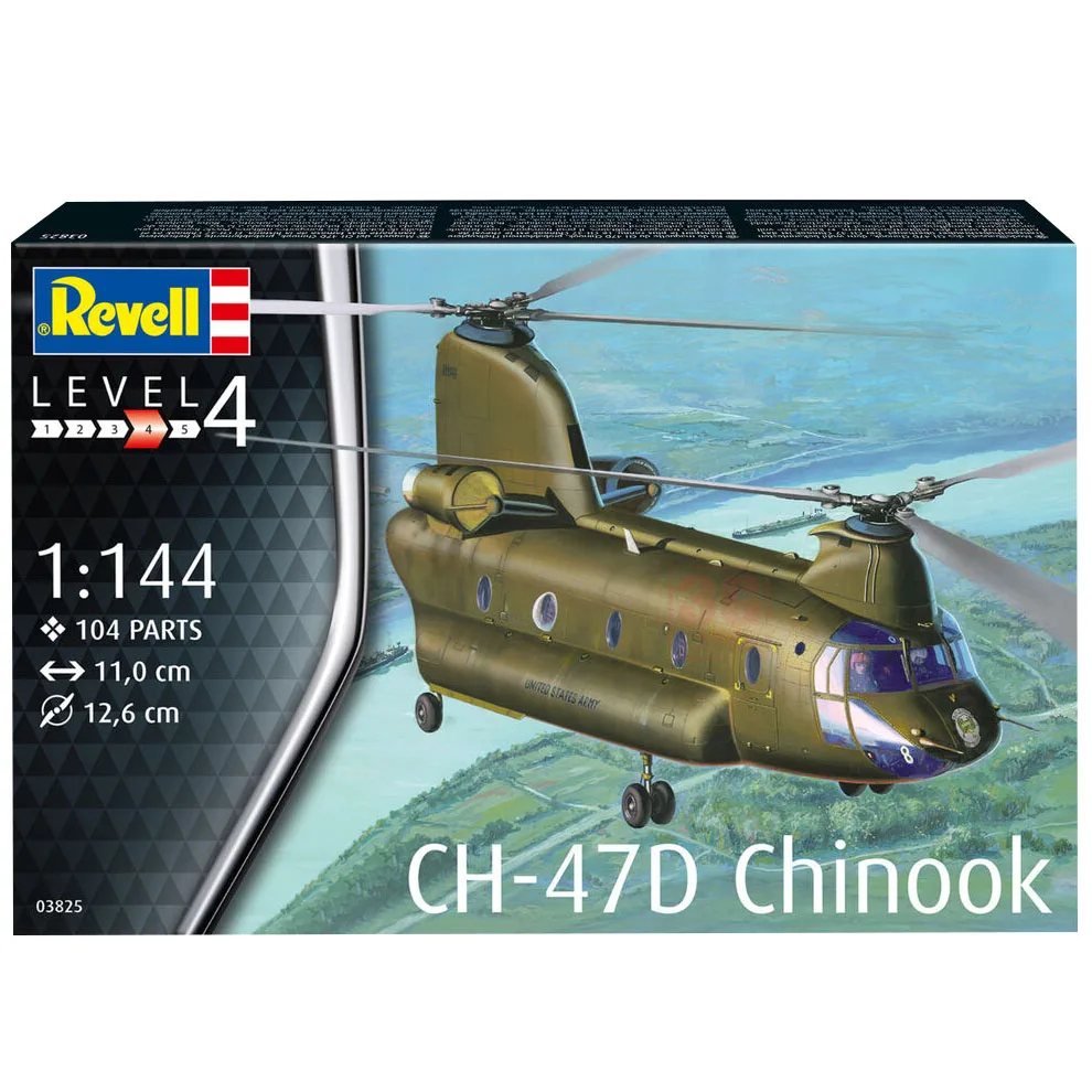 

Комплект масштабной модели самолета Revell 03825 CH-47D Вертолет Chinook 1/144