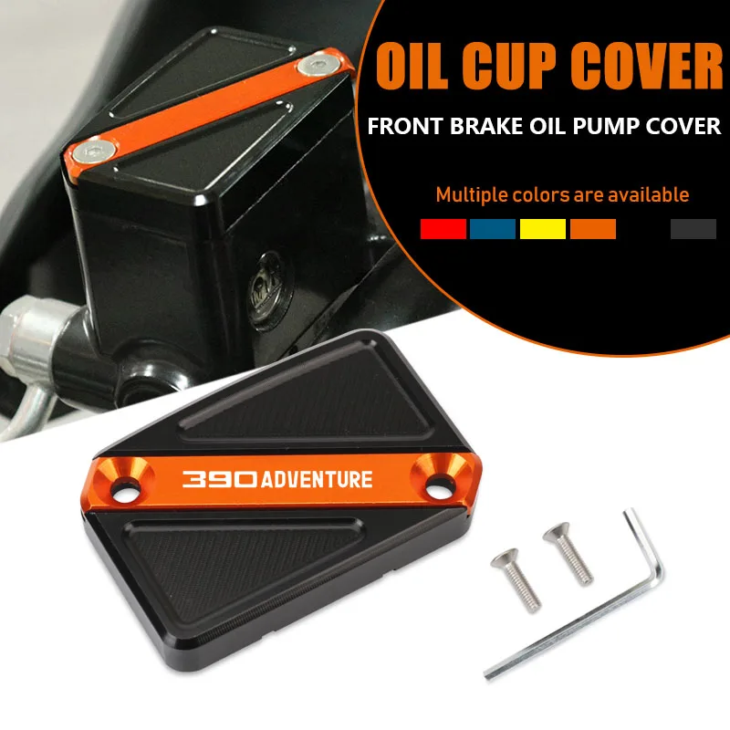 

Motorcycles Accessories Front Brake Reservoir Fluid Tank Cover Oil Cup Cap Fit For RC390 RC 390 390 Adventure 390 ADV