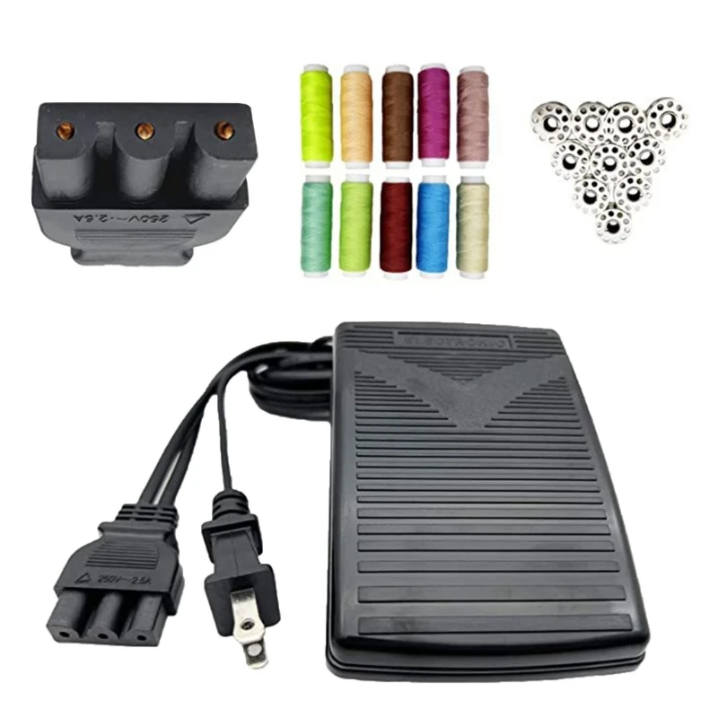 Швейная машина, педали, шнур питания, подходит для xl2600 lx3125 1034d lx2500 xm2701, Прямая поставка