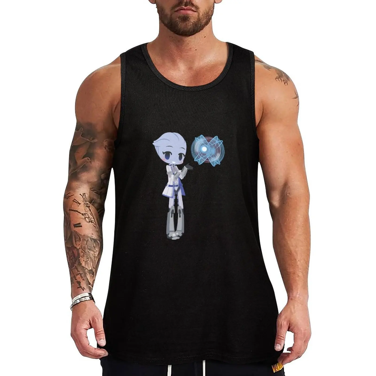 

Mass Effect - Liara Tank Top gym man vest basketball clothing