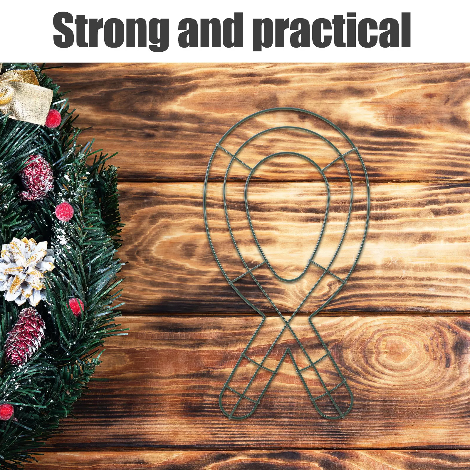 Wreath Form Wire - Kravat Şeklinde Metal Tel Çelenk Formu,