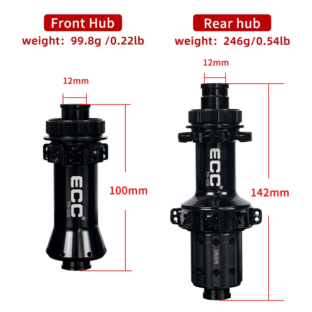 Bike Hub Front 21H Rear24H Thru Axle F 2/R 4 Bearings 12x100mm 12x142mm 150T HG XDR Cassette Body for9 10 11 12 Road Bicycle NEW