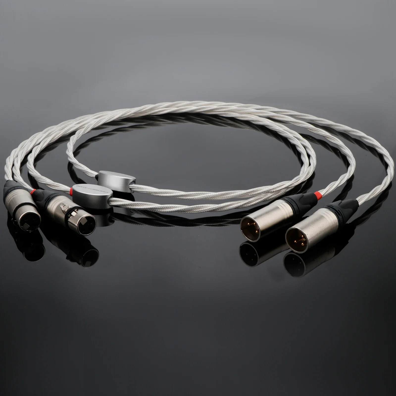 

Pair 6N OCC Silver Plated RCA Cable xlr cable Interconnect signal For Amplifier DAC TV DVD Audio Cable HiFi RCA Audio Cable