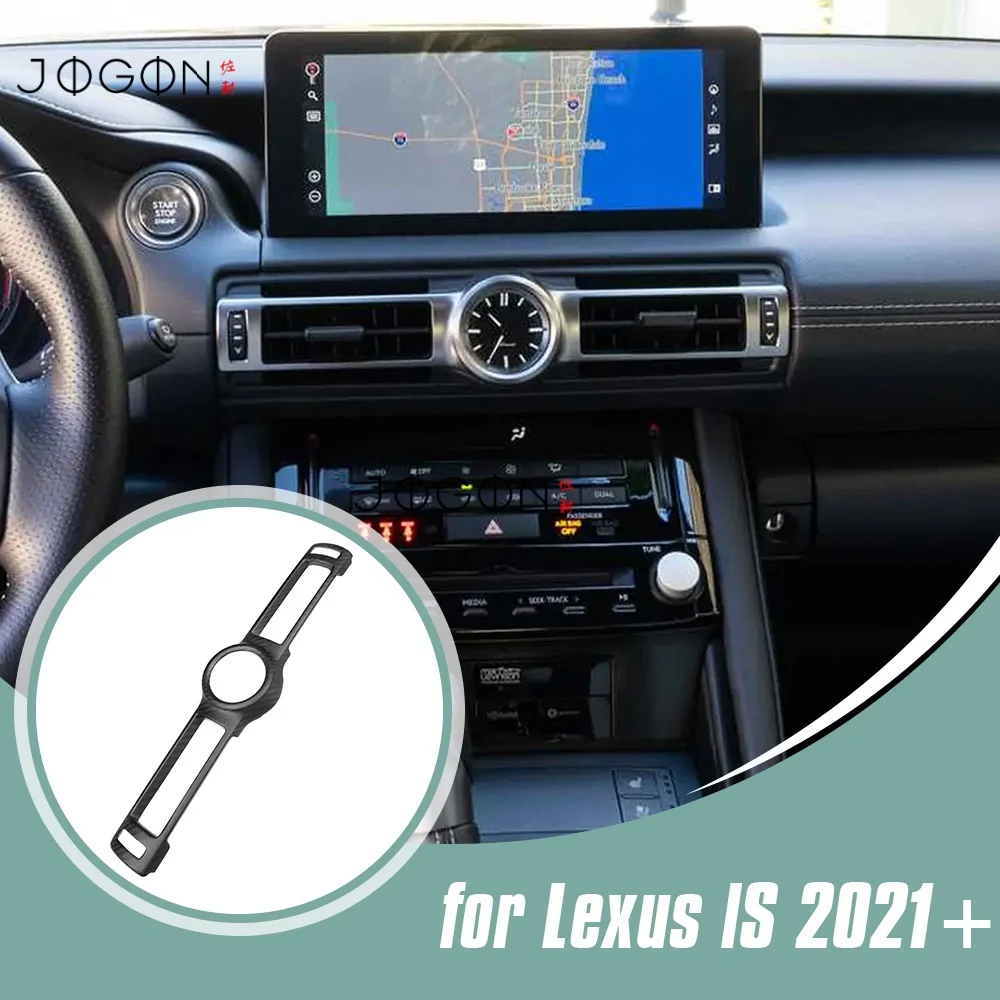

Carbon Car Interior Dashboard Clock Ring Air Vent Outlet Cover Trim For Lexus IS250 IS300 IS350 IS 250 IS F Sport 2021-2024