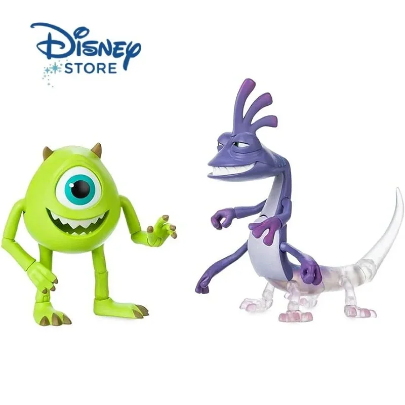 

Original Disney Pixar Monster Inc Mike And Randall Movable Joint Action Figure Toys 2Pices Set Anime Figures Children Doll Gifts