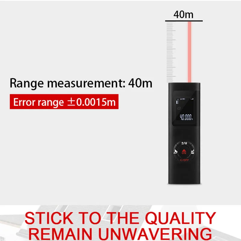 Laser Distance Meter Rangefinder Professional 40M Portable Laser Trena Measure Tools Digital Rangefinder With Angle Measure