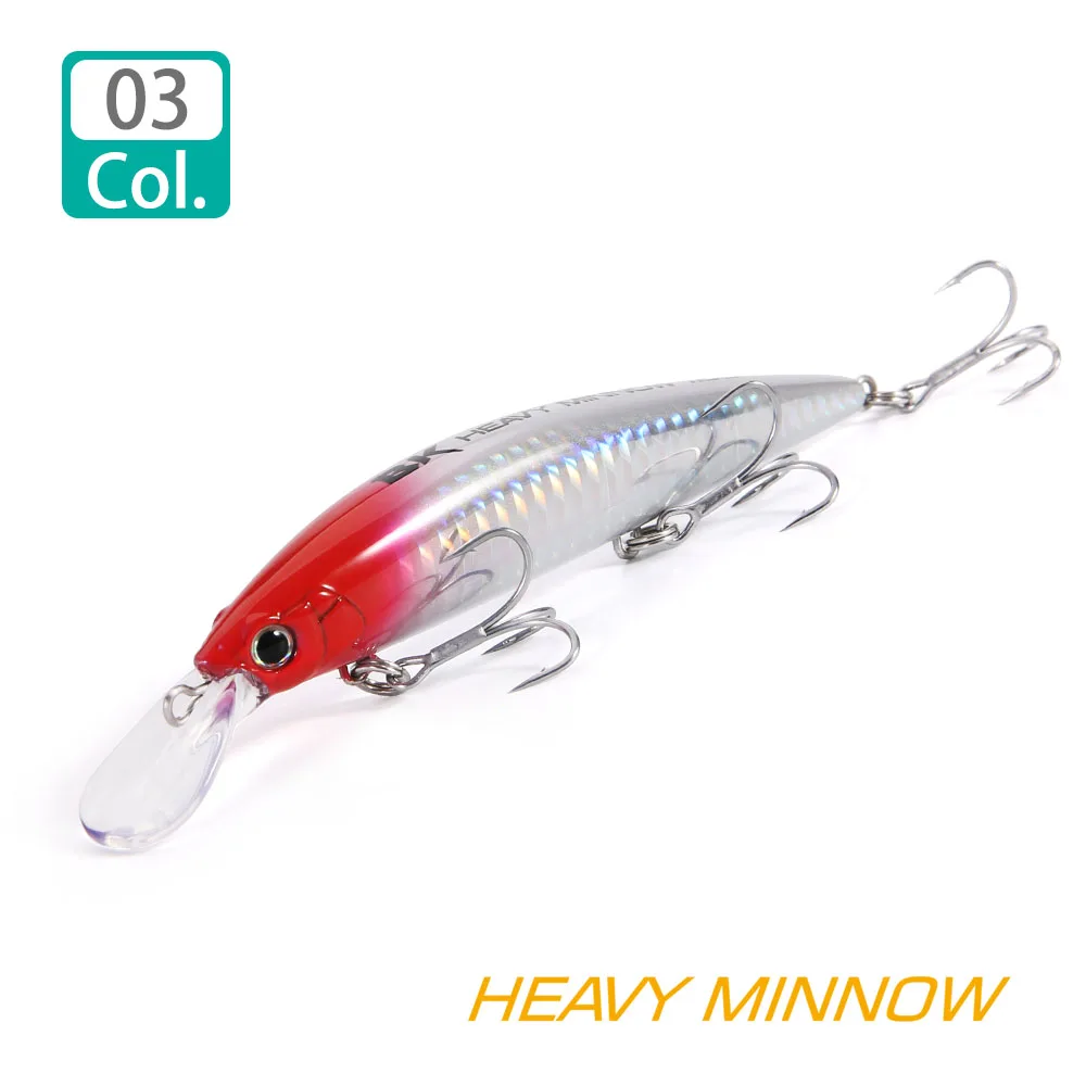 FSTK Neuer Schwer Sinkender Minnow 110S 37g 90S 28g 70S 16g Salzwasser Weitwurf-Angelköder Meeres-Kunstköder