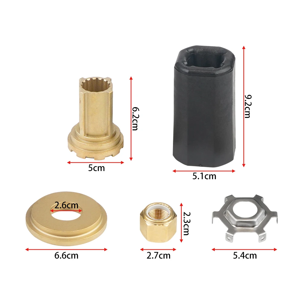 835257q1 835257k1 Buitenboordmotor Flo-Torq Ii Hub Kit Voor Kwik Mercruiser Mariner Motoren Boot Aandrijflijn Bescherming Scheepsgereedschap