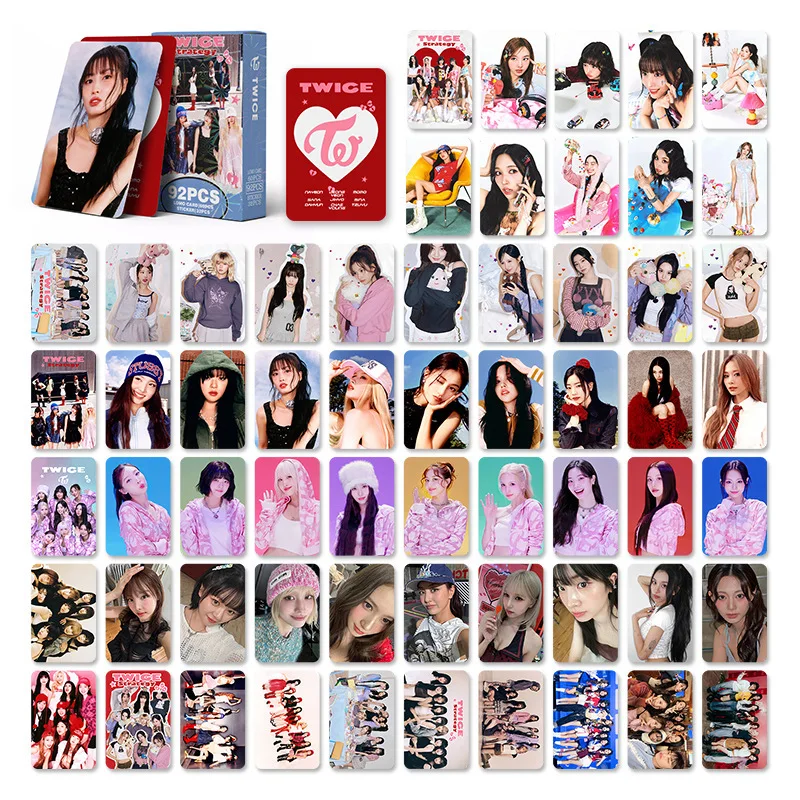 TWICE STRATEGY Mini Album Limited Edition 92 Holographic Photocards for Devoted K - Pop Fans