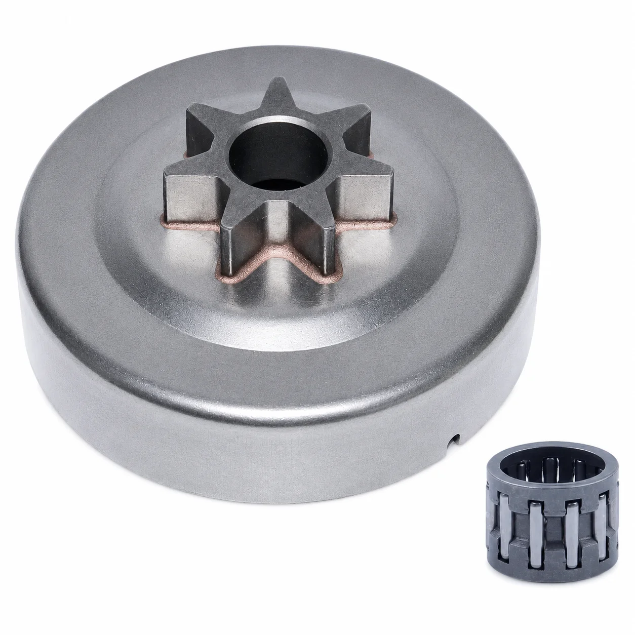 1121 640 2004 Clutch Drum with Needle Bearing for Stihl MS261 MS260 MS240 MS270 MS280 026 024 Saw .325 7T Replacement Parts Set