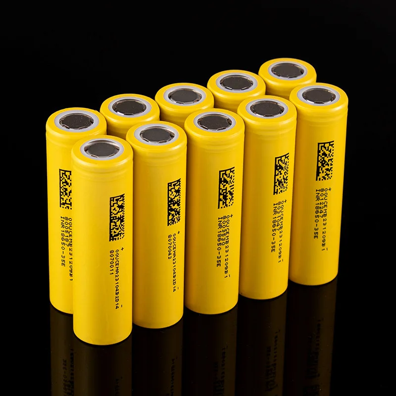 100PCS/lot 18650 Lithium Rechargeable Batteries 2000mah to 3500mah 3.7V Discharge 10A~30A Li-ion Large Current  Battery Cells