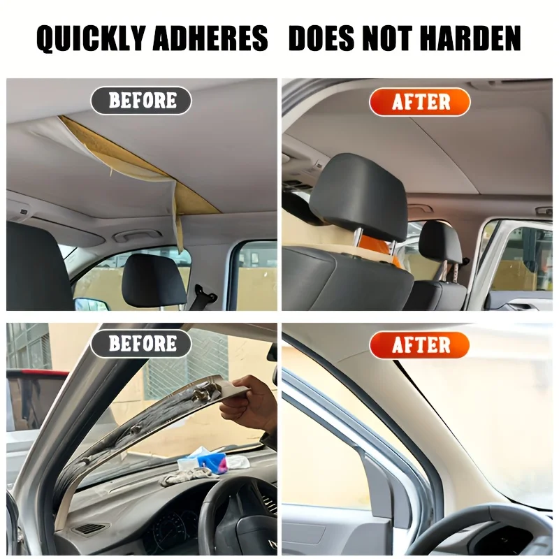 Ifubo 30ml Automotive Interior Repair Glue Strong Bond Adhesive For Car Headliner Door Trim Fabric Lining