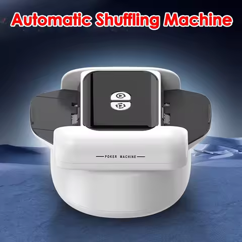Rechargeable Intelligent Automatic Shuffler 2 Deck Playing Cards Shuffleing Machine for Home Party Poker Quick Shuffling Tool