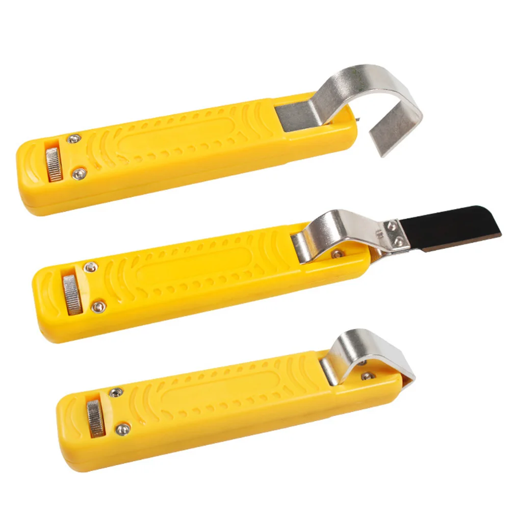 Cable Knife Stripper Wire Stripping Tools Plastic Handle Diameter 4-50mm Adjustable Electrician Cable Stripping Knife Wholesale
