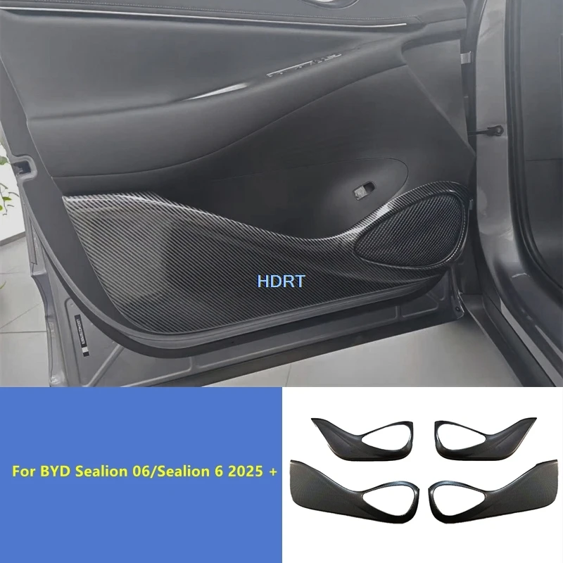 

For BYD Sealion 06/Sealion 6/Sea Lion 06 2025 + Car Style Door Anti Kick Plate Dust Proof Cover Protector Decoration Accessories