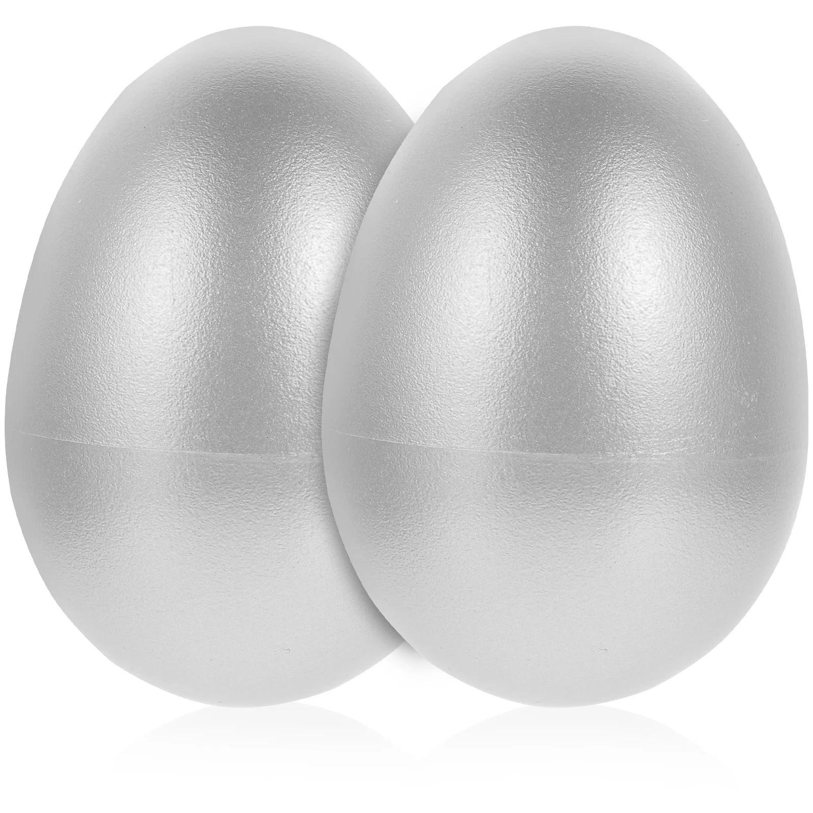 

2pcs Sand Egg Instrument Durable Musical Toys Early Education Silver Toddler Bells Egg Instruments