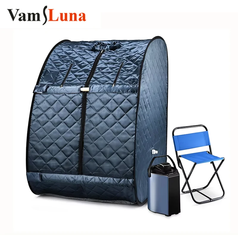 3L Portable Fumigation Sauna Box for Home Spa Strong Steam Engine Fumigating Full Body Sauna Foldable Single Spa Machine