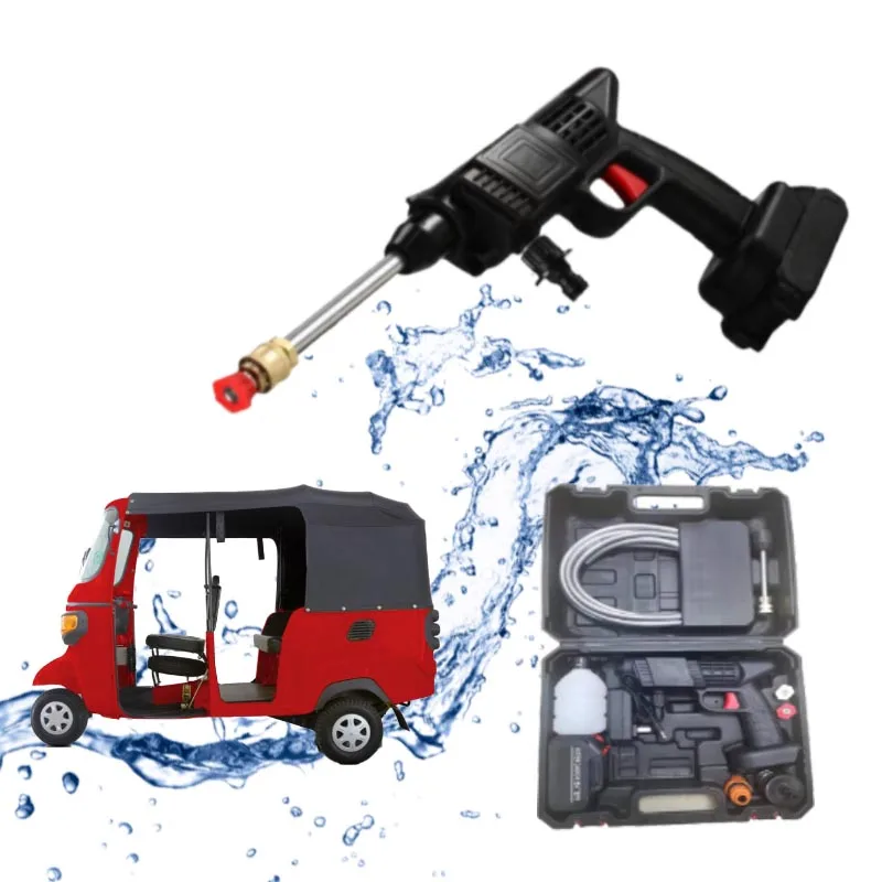 

High Pressure Rechargeable Portable Car Wash Machine For Cleaning Car Care Equipment Pressure Washer Guns