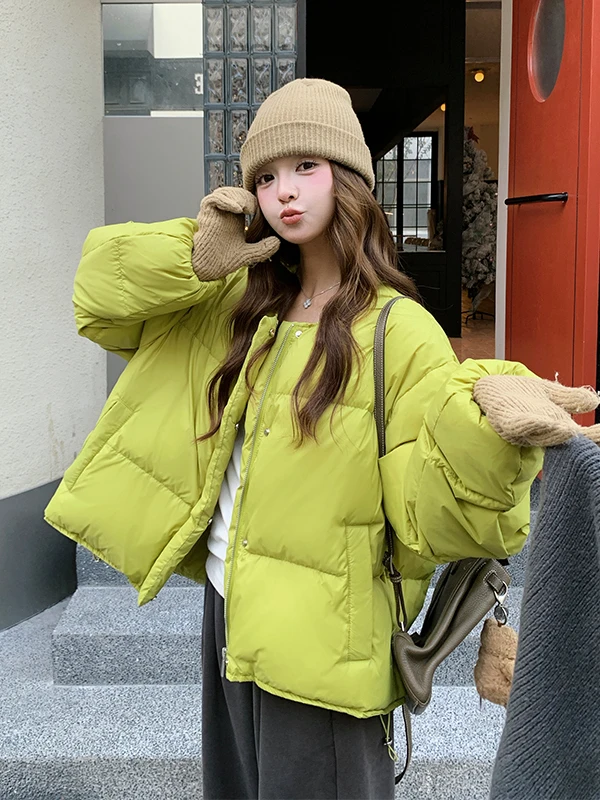 Chaqueta de Plumón Desmontable con Capucha para Mujer, Chaqueta de Invierno 2025, Nueva Moda, Antienvejecimiento, Ropa Exterior