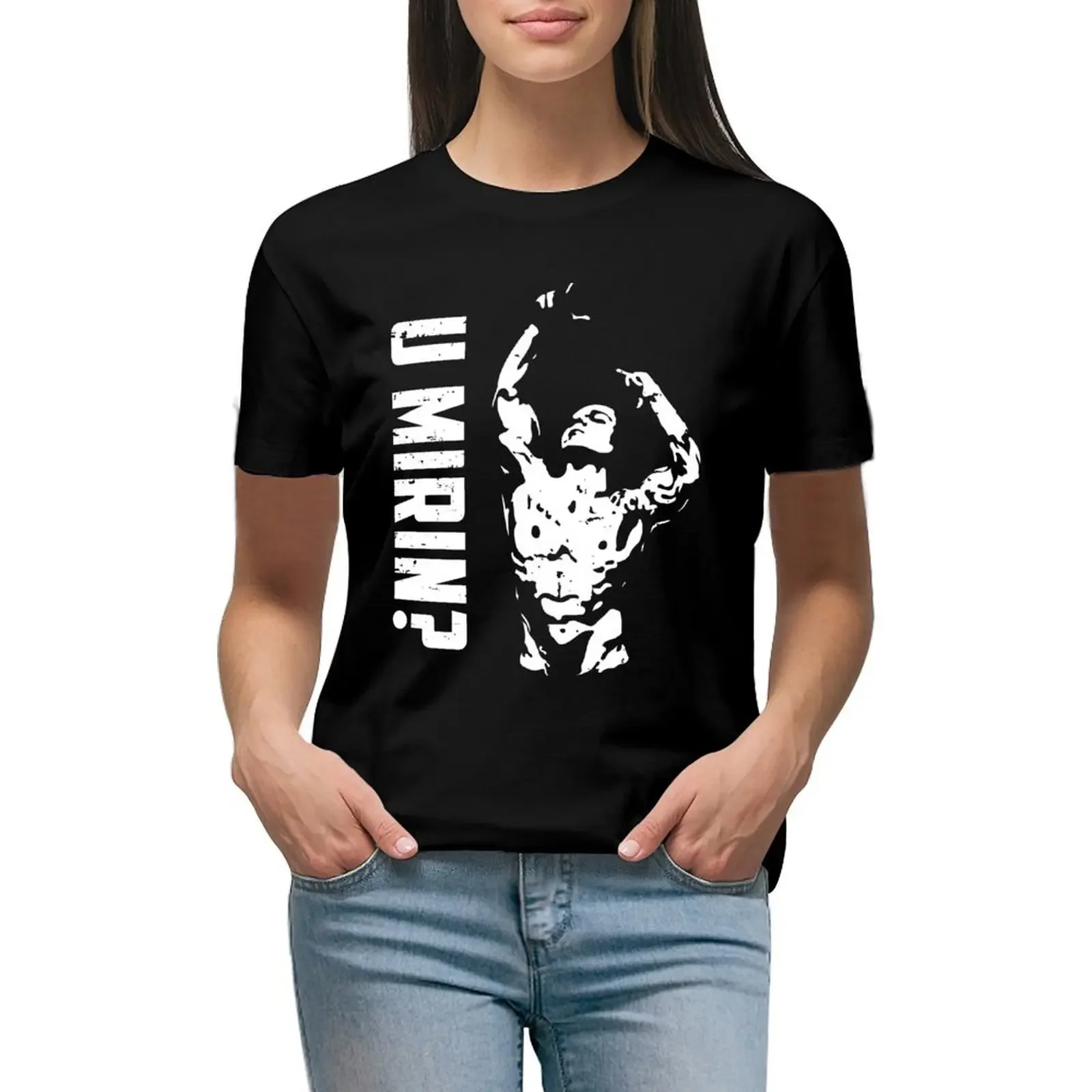 

U Mirin Zyzz (Black) T-Shirt blacks hippie clothes plus sizes animal print shirt for girls Summer Women's clothing