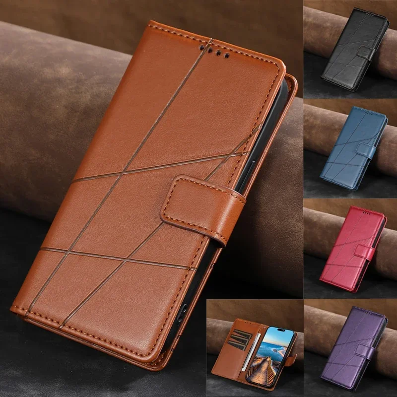 Magnetic Leather Wallet Case on For Samsung Galaxy A35 A 35 SM-A356B A25 A15 5G A05 A05S A156B Flip Cover Stand Phone Bags 2024