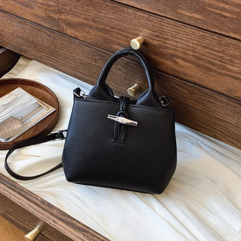 Vintage Minimalist Diaper Bags For Women Elegant Leather Tote Bag Classic Designer Large Capacity Luxury Fashionable