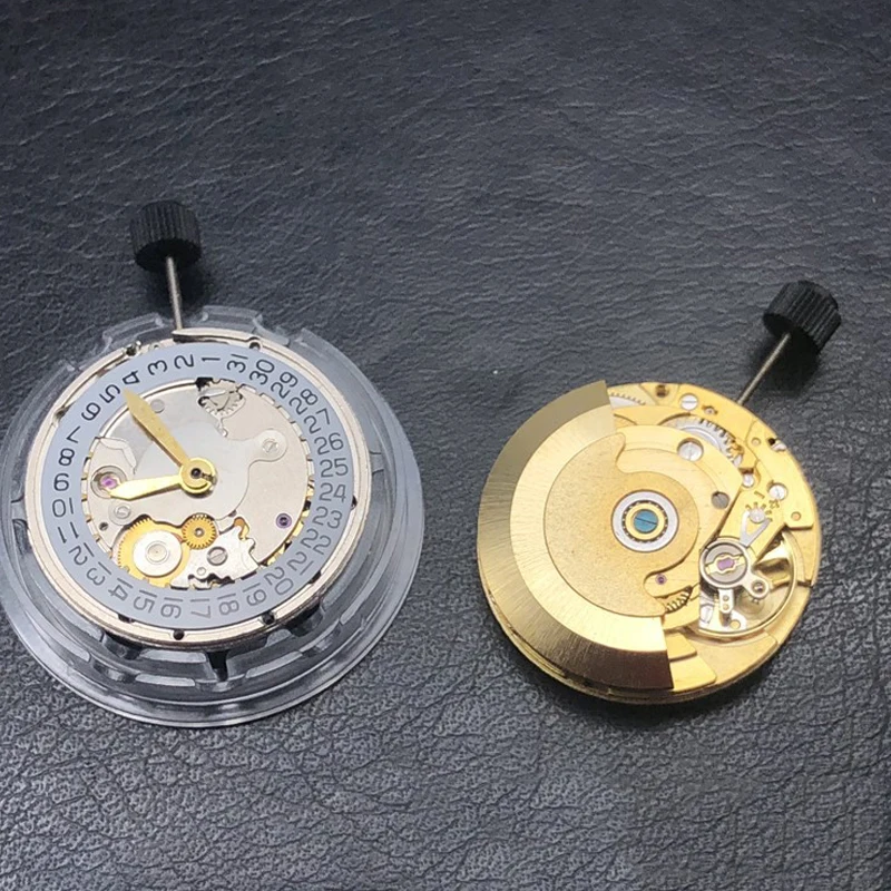Watch spare parts mechanical movement Shanghai 2824 movement silver gold domestic high quality stable performance