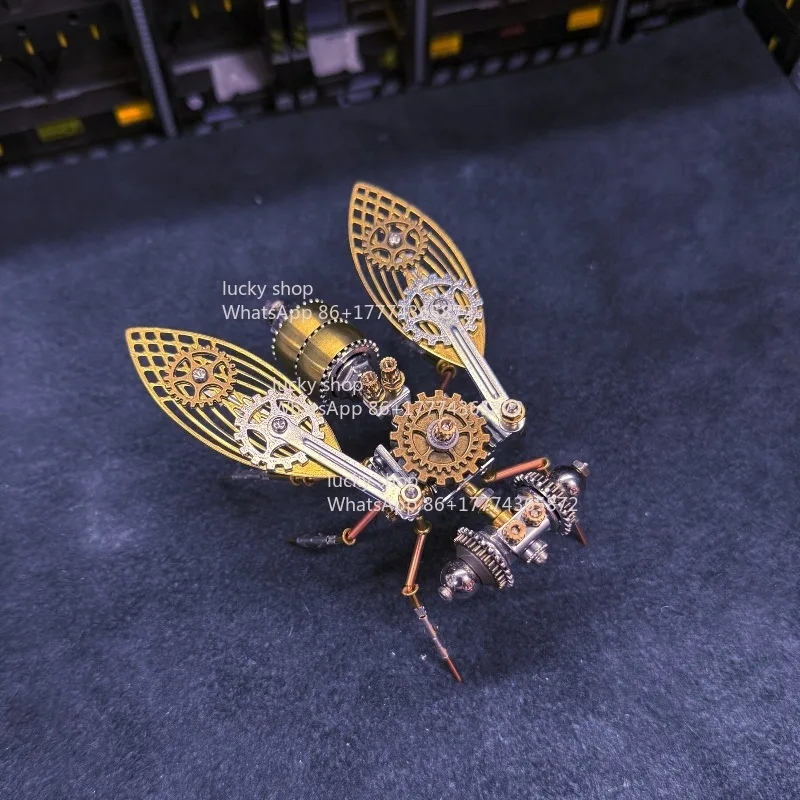 

Mechanical Fly B Metal Assembly Model, Mechanical Insect Craft, DIY Handmade Creative Festival Gift
