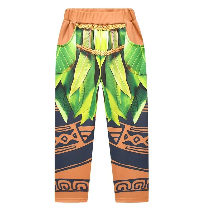 جديد 2025 ملابس الأولاد مجموعة ماوي الوشم تأثيري فستان الهالوين ملابس طويلة الأكمام هوديس بلوزات الطفل Sl eqs9X #6