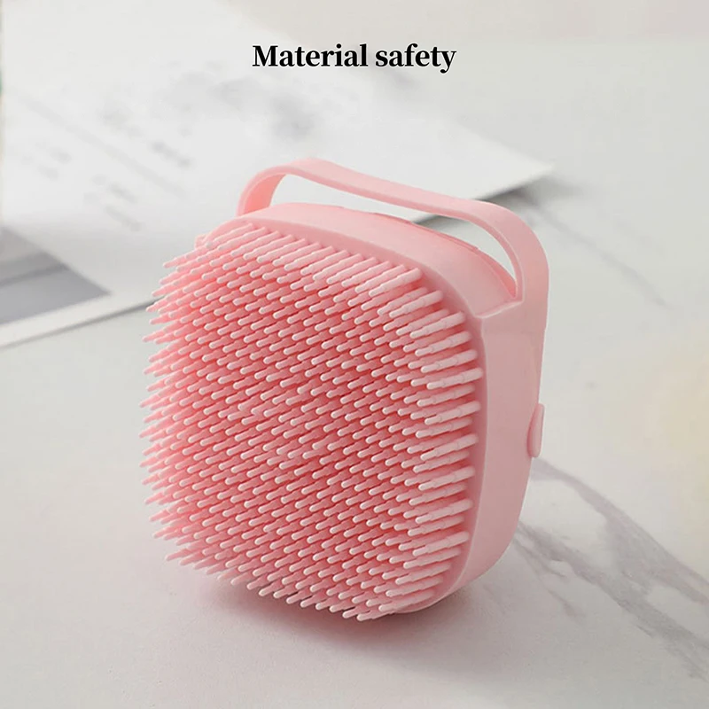 Silicone Pet Shower Brush Replaceable Body Washclothes Fast Foaming Cute Magic Brush Full Body Massage Brush Bathroom Accessory