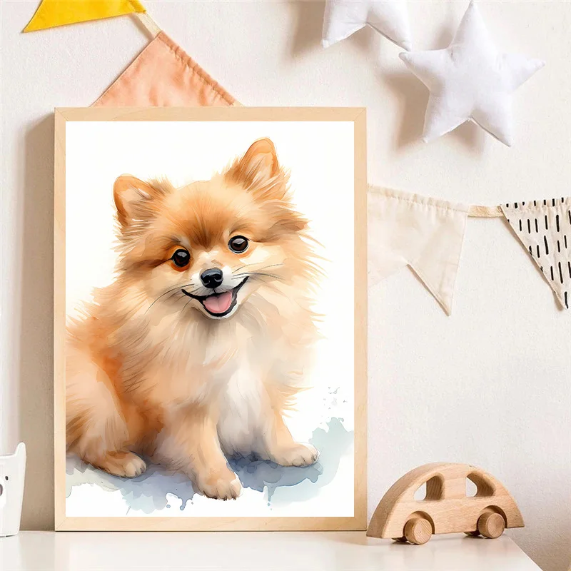Welsh Corgi Bulldog German Shepherd Labrador Rottweiler Poster Print Wall Art Pictures Canvas Painting Living Room Home Decor