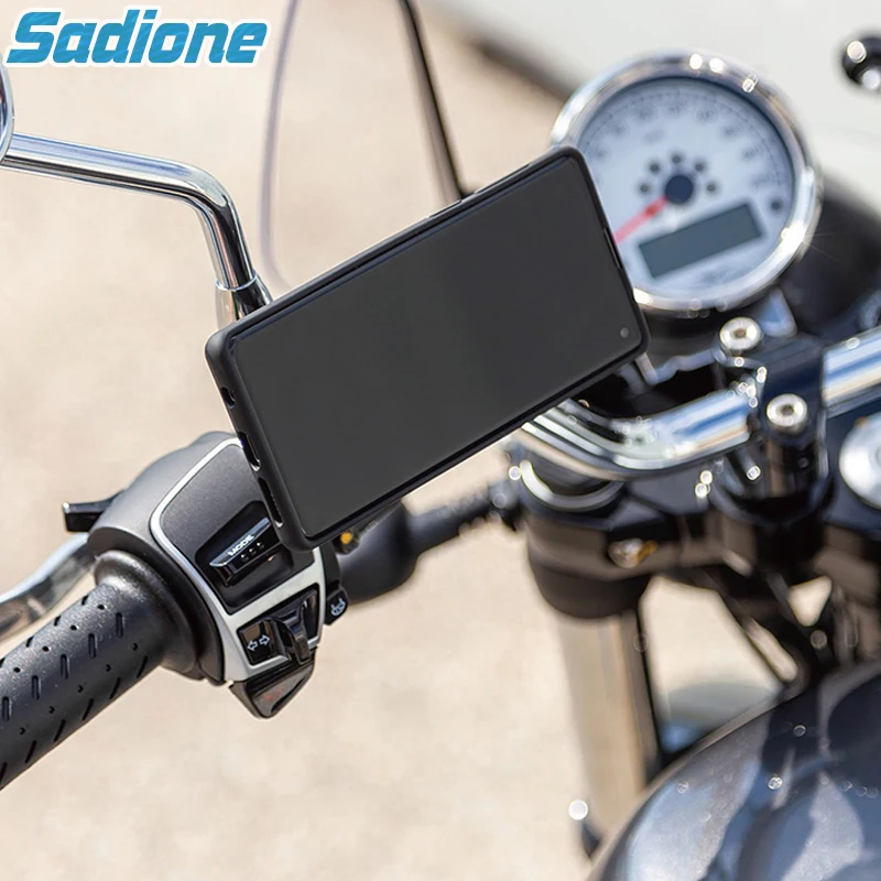 Imagem -04 - Suporte de Smartphone para Harley Índia Multi-conjunta Motocicleta Guidão Acelerador Suporte do Telefone de Alumínio Embreagem Montagem