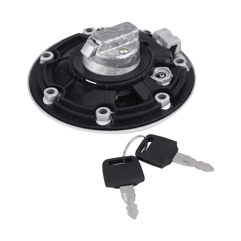 Fuel Cap, Motorcycle Fuel Gas Cap Tank Cover With 2 Keys For Kawasaki ZXR750 ZX-11 ZZR1100 GPZ1100