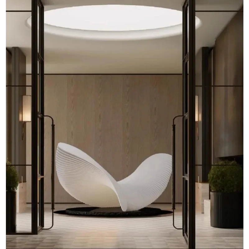 

Modern minimalist abstract sculpture ornament