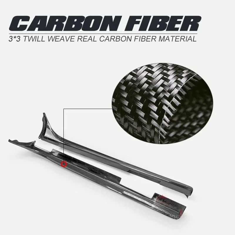 Applicable for Miata Mazda MX5 NC Carbon Fiber Side Skirt Modification Parts Garage Vary Style Side Scoop Small Surround