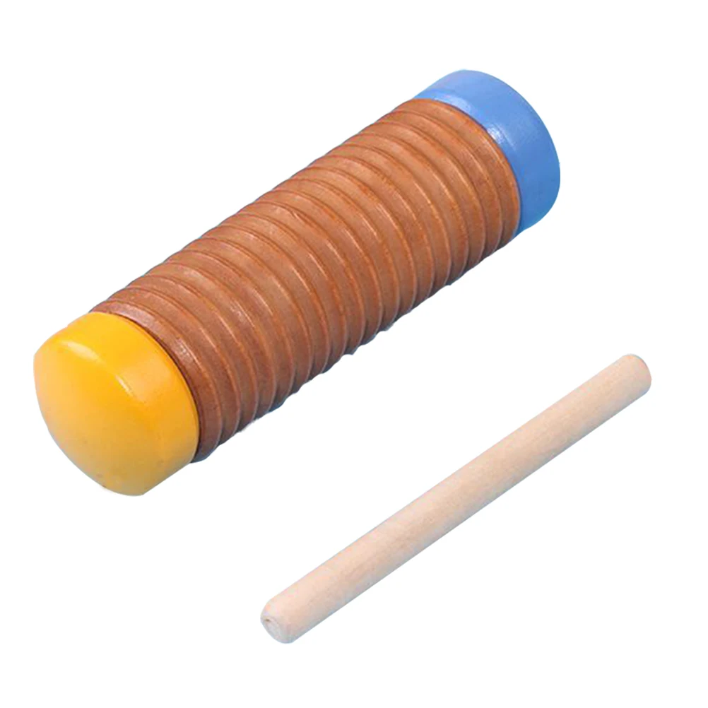 Rainphone Lightweight Musical Toy Sound Instrument Wooden Small Hands Beating Drum Percussion Premium Material