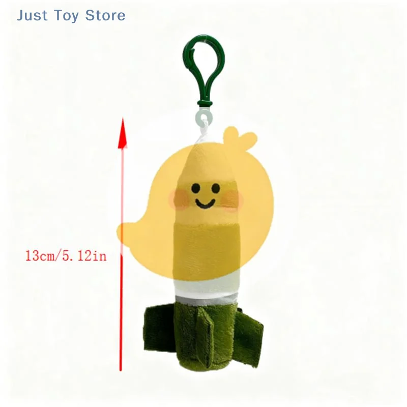 [JT] 1/2 Stück Niedlicher Lustiger Raketen-Modell Plüsch-Schlüsselanhänger Weiche Stoffpuppe Anhänger für Tasche Rucksack Schlüsselring Deko Weihnachtsgeschenke
