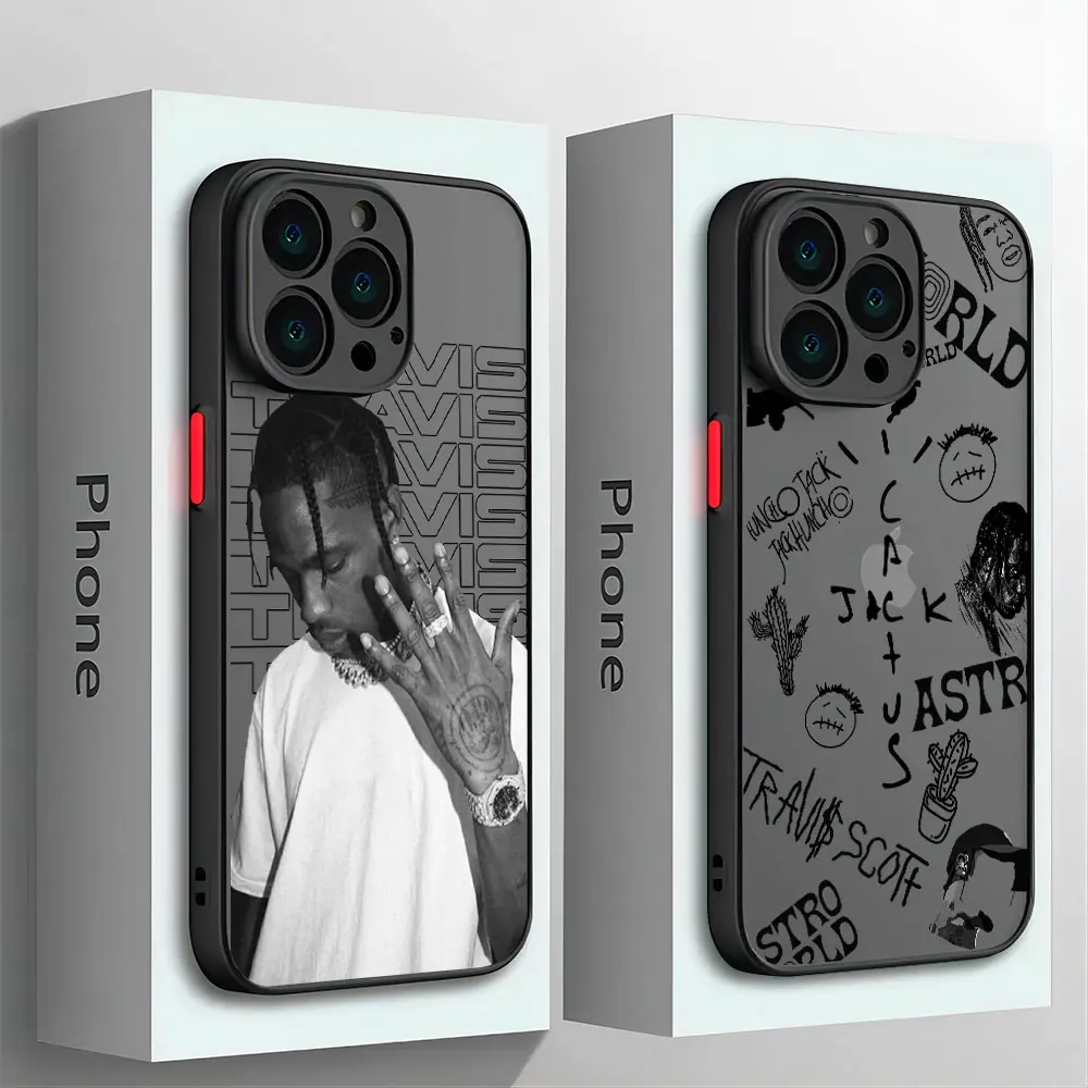 Luxury Travis Scott Cactus Jack Phone Case For Samsung S24 S23 S22 S21 S20 S10 FE Note20 Note10 Plus Ultra Lite 5G Matte Cover