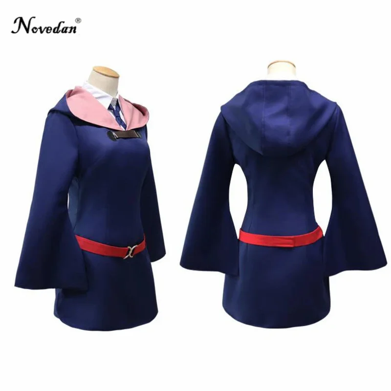 Little Witch Academia Academy Sucy Manbavaran Akko Kagari Lotte Cosplay Costumes Anime Dress Uniform Outfit Halloween Costumes