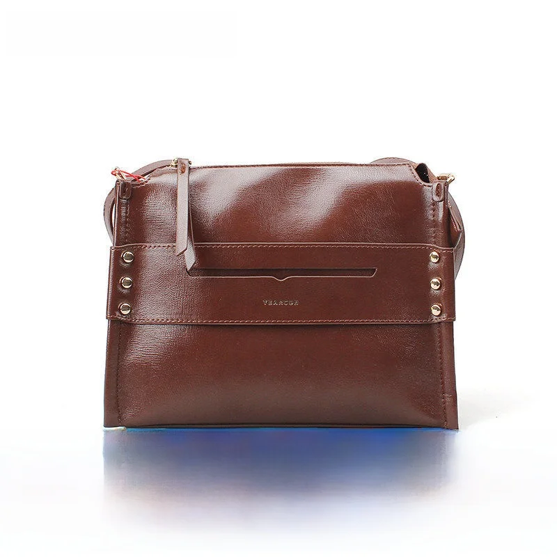 

Fashionable Versatile Women's Shoulder Crossbody Handbag Stylish British Style Soft Leather Handbag for Daily Use 55Y23229