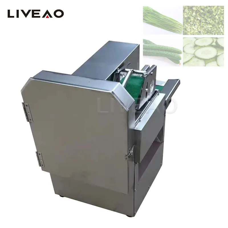 Commercial  Automatic Parsley Cutting Machine Various Leaf Root Vegetables Mincing Machine Stainless Steel