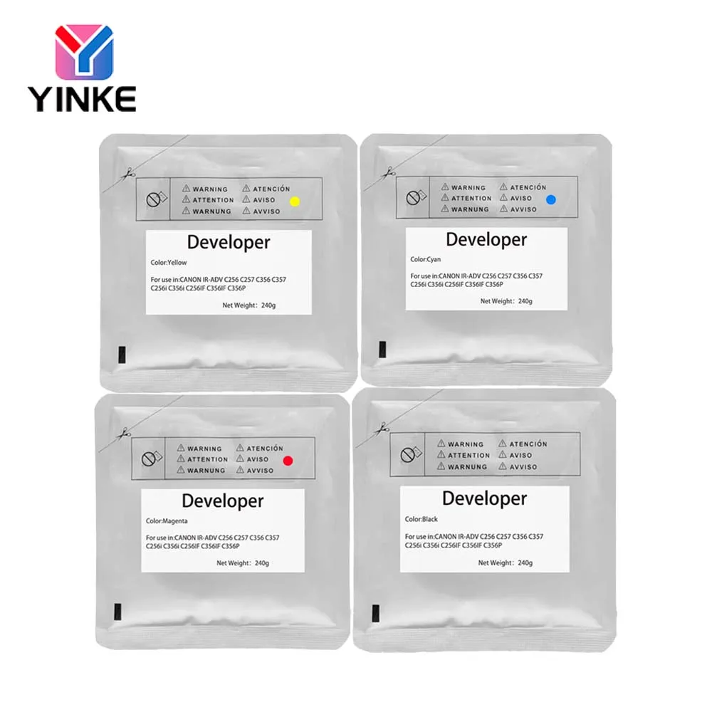 240g Developer Powder For Canon IR-ADV C256 C257 C356 C357 C256i C356i C256iF C356iF C357P NPG76 GPR58 C-EXV55 OEM Carrier
