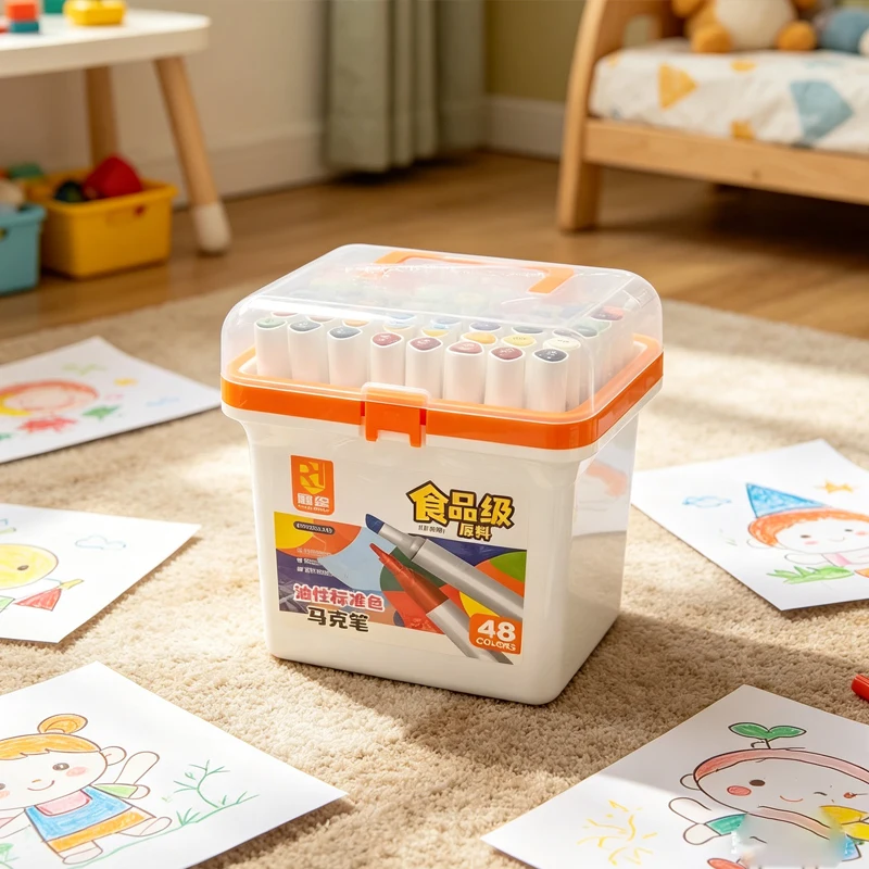 

Многоцветные двусторонние маркеры для рисования для учащихся начальной и средней школы, специальные художественные принадлежности для живописи