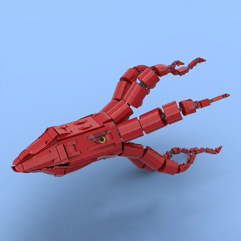 1601 pçs moc o ataque kraken piratased modelo blocos de construção montar brinquedo diy criativo presente natal ideia educação tijolo