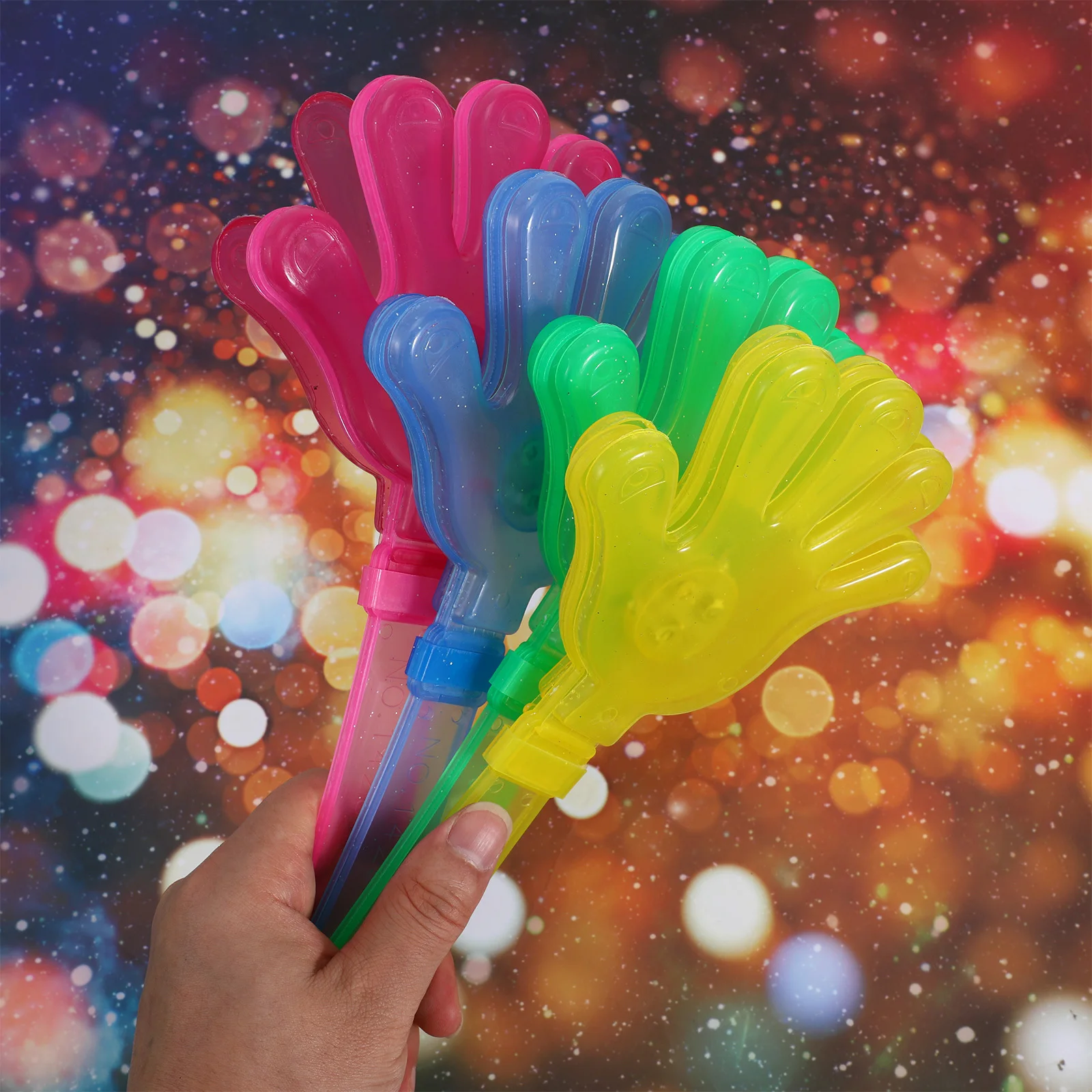 

5 pcs 28Cm Glow Clap Hands Flashing Led Noise Maker Luminous Party Supplies For Carnival Festival Entertainment