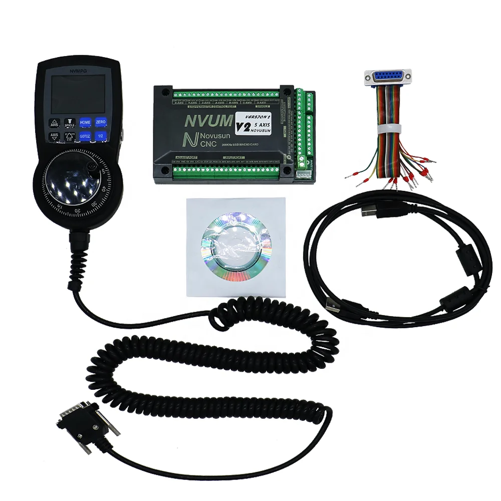 HLTNC 6 محاور التحكم في العرض الرقمي عقارب USB Nvum5 Kit لـ Cnc