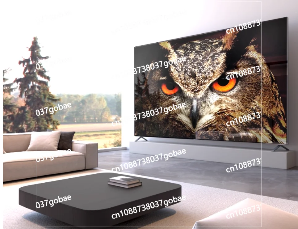 8K QLED-100 inch borderless TV 120 network WIFI7 home voice 85 LCD