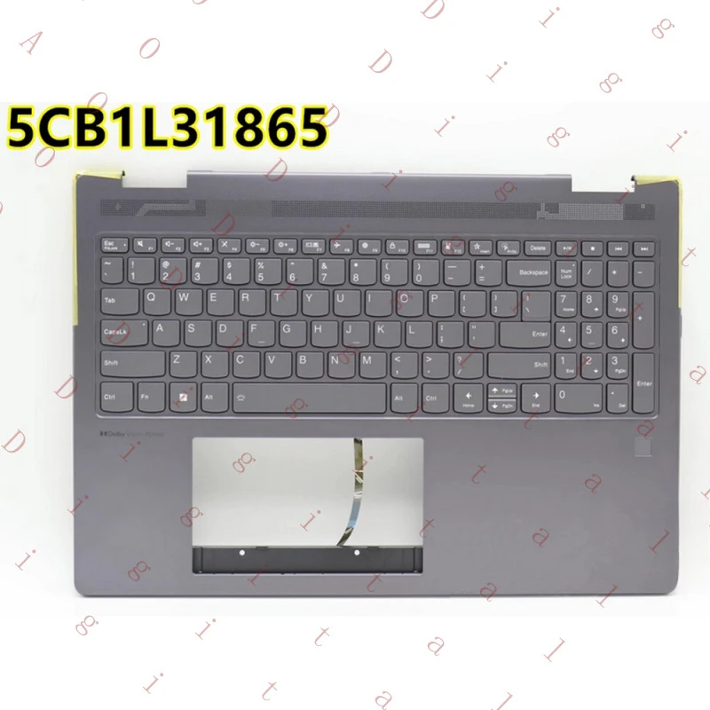 

WW For Lenovo Yoga7 16IRL8 ARP8 2023 Laptop Keyboard Palmrest Upper Case 5CB1L31865